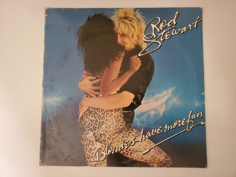 Rod Stewart Blondes Have More Fun vinyl record